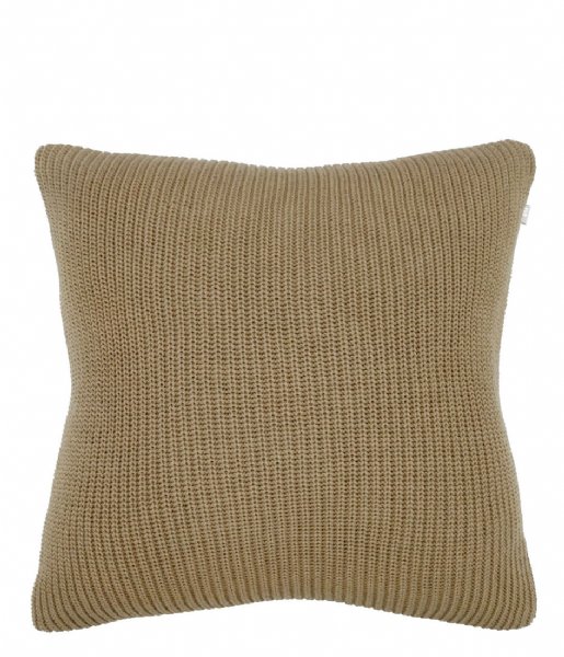 Present Time Dekorativa kudden Cushion Knitted Lines Moss Green (PT3718MG)