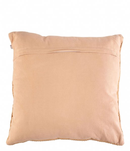 Present Time Dekorativa kudden Cushion Knitted Lines Sand Brown (PT3718SB)