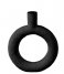 Present TimeVase Ring round polyresin Black (PT3744BK)