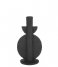 Present Time ljusstake Candle holder Bubble polyresin Black (PT3748BK)