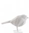 Present Time  Statue bird small polyresin marble print White (PT3756WH)