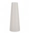 Present Time ljusstake Candle holder Obelisk large ceramic Ivory (PT3774WH)