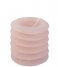 Present Time  Pillar candle Layered Circles small Soft Pink (PT3792LP)