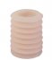 Present Time  Pillar candle Layered Circles medium Soft Pink (PT3793LP)