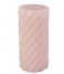 Present Time  Pillar candle Swirl large Soft Pink (PT3797LP)