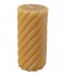 Present Time  Pillar candle Swirl large Sand Brown (PT3797SB)