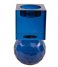 Present Time ljusstake Candle holder Crystal Art medium Squared Blue (PT3641BL)