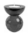 Present Time ljusstake Candle holder Crystal Art small Bowl Black (PT3642BK)