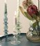 Present Time ljusstake Candle holder Glass Art rings medium Clear (PT3635CL)