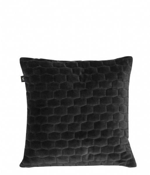 Present Time Dekorativa kudden Cushion Luxurious padded velvet 35 x 35cm velvet black (PT3265BK)