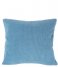 Present Time Dekorativa kudden Cushion Motive Velvet Jeans Blue (PT3670)