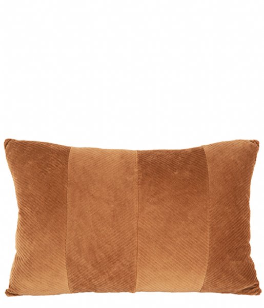 Present Time Dekorativa kudden Cushion Ribbed Velvet Sand Brown (PT3668)