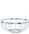 Present Time  Fruit basket Open Grid metal Chrome Plated (PT3018CH)