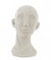 Present TimeStatue Face Art  polyresin Ivory (PT3558WH)