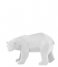 Present Time  Statue Origami Bear polyresin large matt white (PT3380WH)
