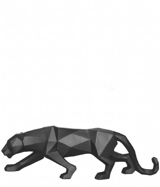 Present Time  Statue Origami Panther polyresin matt Black (PT3431BK)