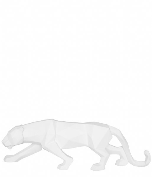 Present Time  Statue Origami Panther polyresin matt White (PT3431WH)