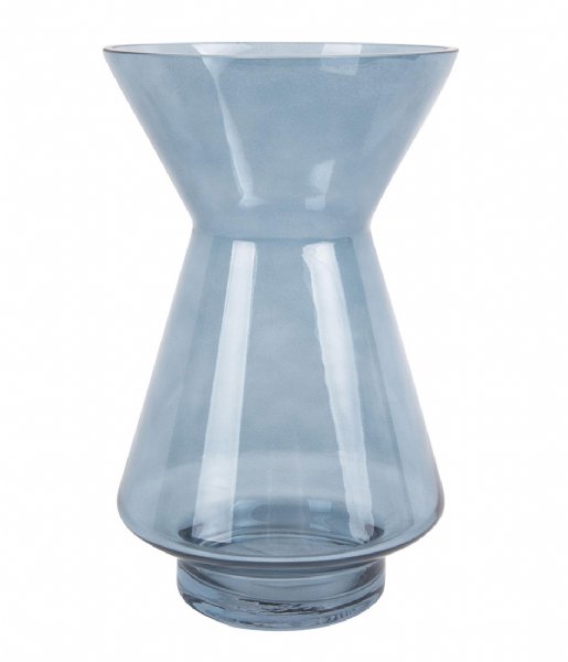 Present Time  Vase Glow Glass Dark Blue(PT3618BL)