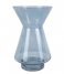 Present Time  Vase Glow Glass Dark Blue(PT3618BL)