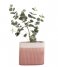 Present Time  Vase Triangle ceramic small Pink (PT3590PI)