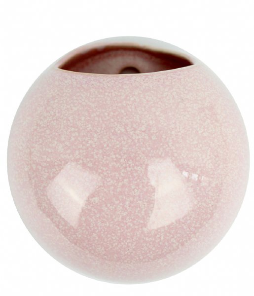 Present Time  Wall plant pot Globe glazed Pink (PT3505PI)