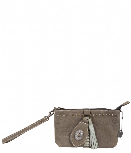Pretty Hot And Tempting  Clutch Bag army green