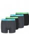 PumaKids Basic Boxer 4P 4-Pack India Ink Turquoise (001)