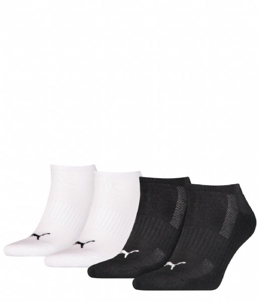 Puma  Cushioned Sneaker 4P 4-Pack Black White (001)