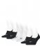 Puma  Footie Highcut 6P 6-Pack Black White (001)