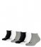 PumaInvisible 6P 6-Pack Grey White Black (001)