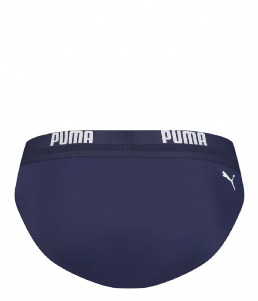 Puma  Logo Swim Brief Navy (001)