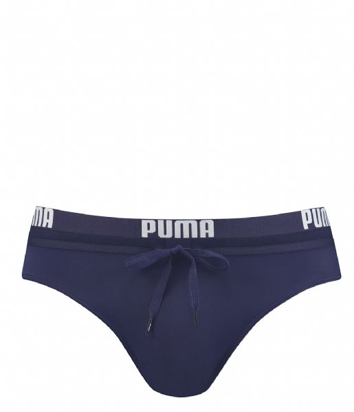 Puma  Logo Swim Brief Navy (001)