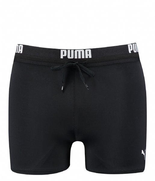 Puma  Logo Swim Trunk Black (200)