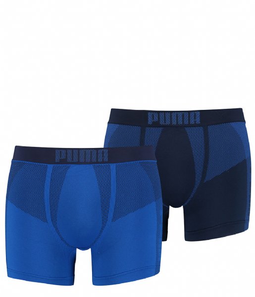 Puma  Seamless Boxer 2P Blue Combo (001)