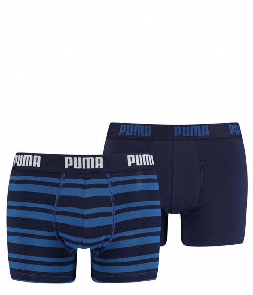 Puma  Heritage Stripe Boxer 2P 2-Pack Blue (056)