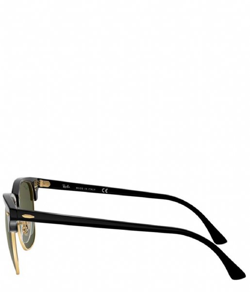 Ray Ban  Icons Clubmaster Black On Arista (W0365)