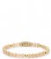 Rebel and Rose  Sunset Beach - 6mm - yellow gold plated Taupe met goud-kleur