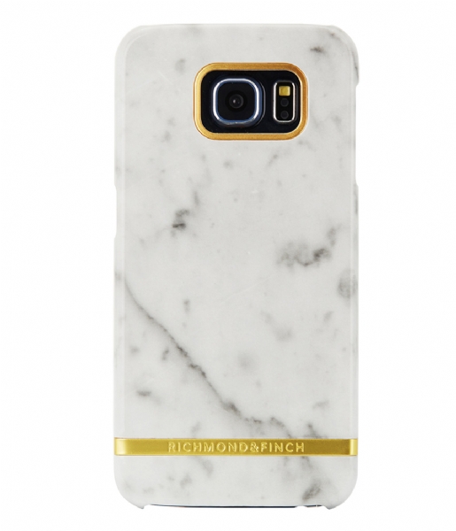 Richmond & Finch  Samsung Galaxy S6 Edge Marble Glossy white marble (11)