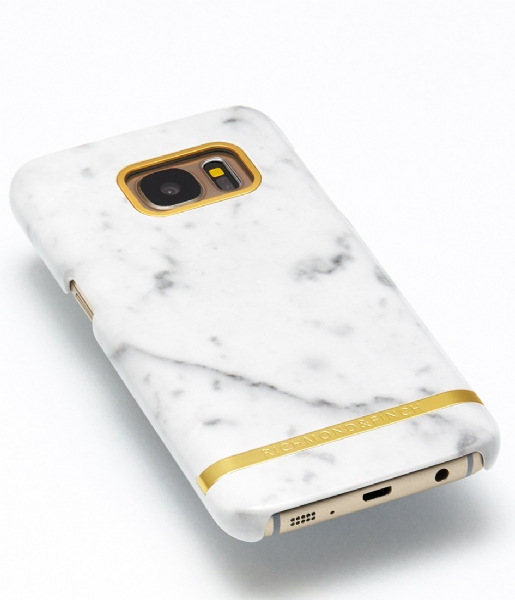 Richmond & Finch  Samsung Galaxy S7 Edge Cover Marble Glossy white marble (11)