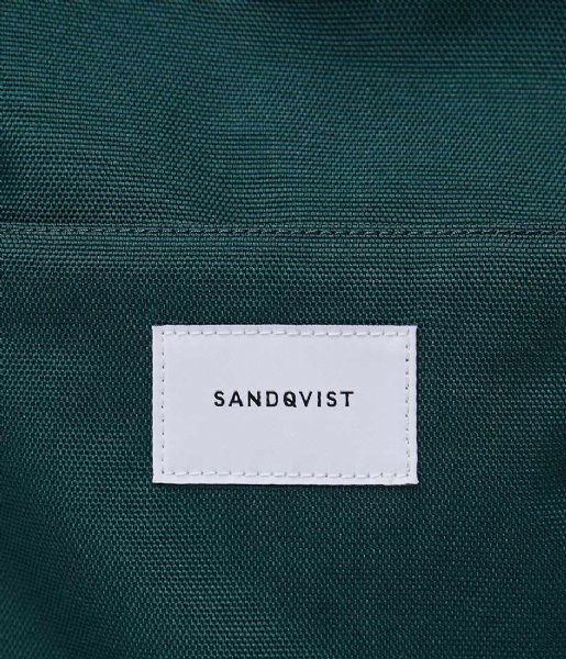 Sandqvist  Ilon 13 Inch Dark Green with Natural Leather (SQA1563)