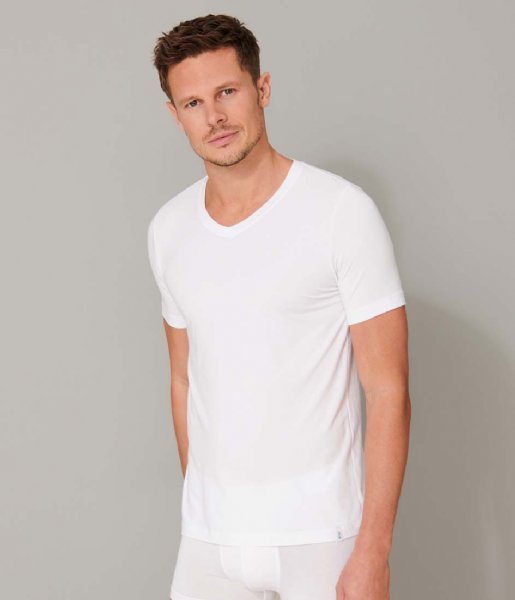 Schiesser  T-shirt V-Neck White (100)