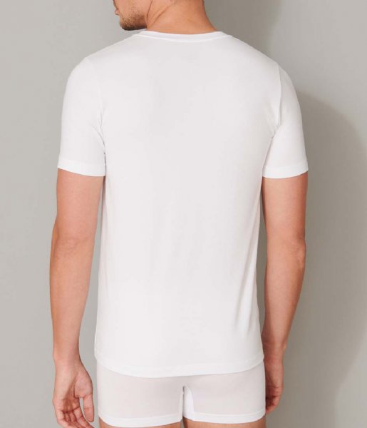 Schiesser  T-shirt V-Neck White (100)