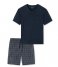 SchiesserPyjama Short Blue (800)