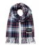 Scotch and Soda  Woven Wool-Blend Check Scarf Combo B (0218)