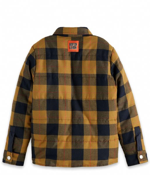 Scotch and Soda  Boys Reversible padded shirt jacket Combo X (603)