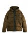 Scotch and SodaHooded Puffer Jacket Military (0360)