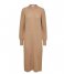 Selected Femme  Glowie Long Sleeve Knit O-Neck Dress B Warm Taupe (AF9483)