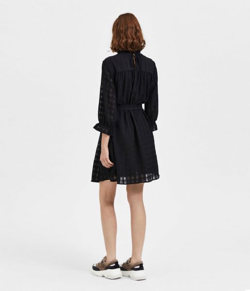 Selected Femme  Inna 3/4 Short Dress B Black (0000)