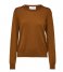 Selected Femme  Magda Wool Long Sleeve Knit O Neck S Rubber