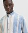 Selected Homme  Brad 23903 Stripe Long Sleeve Loose Denim Shirt Light Blue Denim